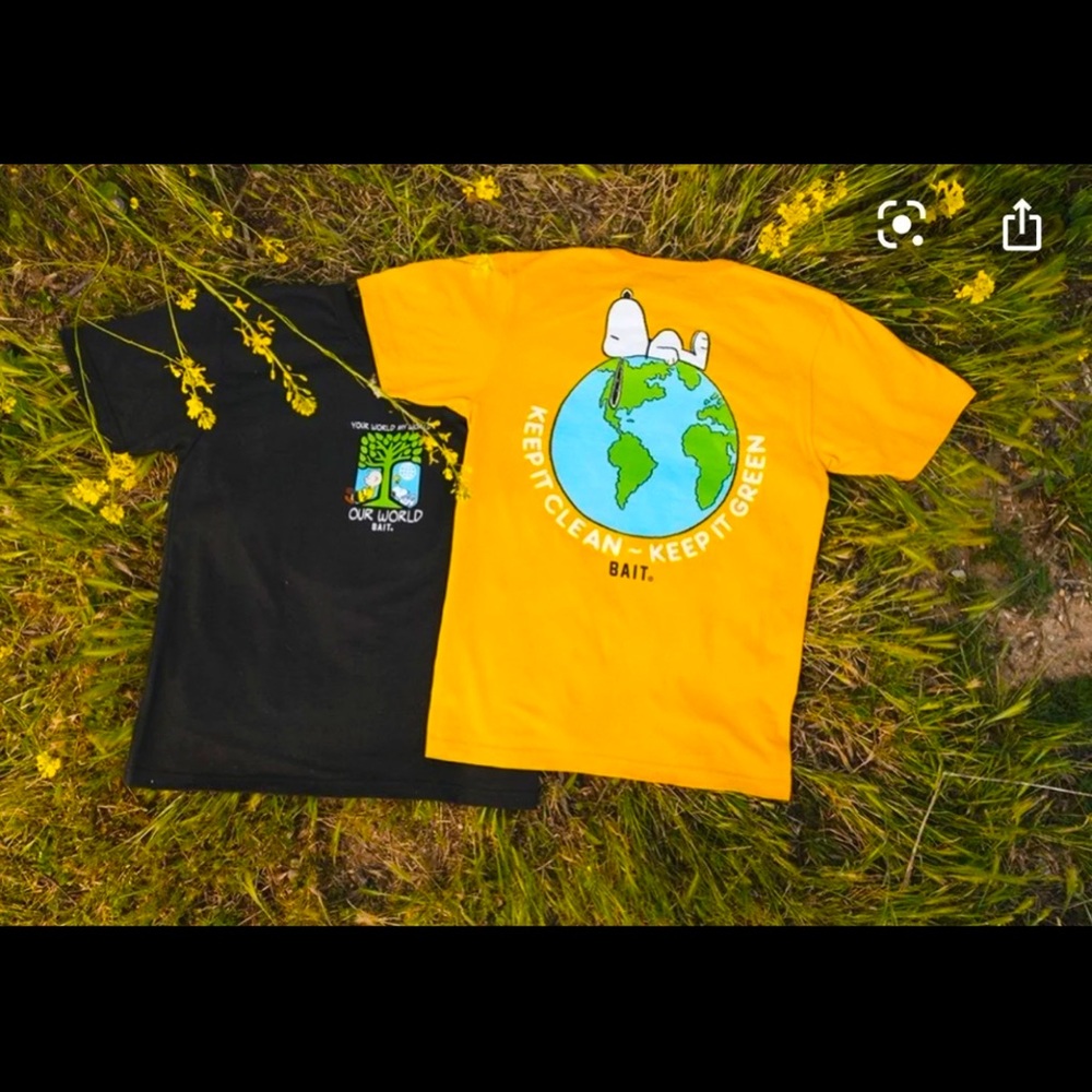 Peanuts x BAIT Earth Day T Shirt